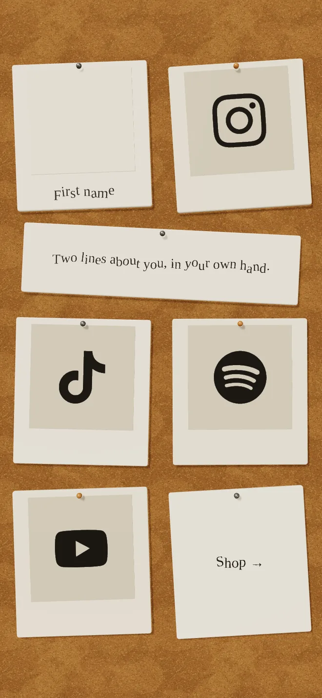 The Bento Polaroid template